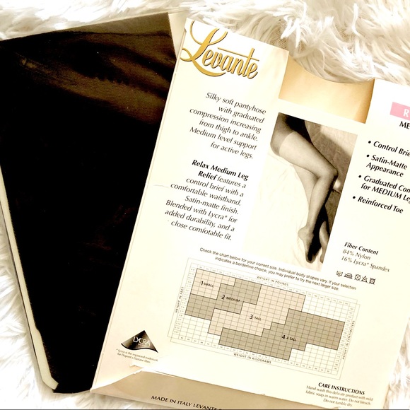 🌞3/$18🌞Sz S BROWN Levante satin matte stockings - Picture 4 of 5